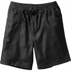 Bermudy z gumką w talii Classic Fit bonprix czarny. Czarne bermudy męskie bonprix, wakacyjne. Za 37,99 zł.