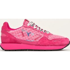 Emporio Armani - Buty. Czarne buty sportowe damskie Emporio Armani, ze skóry. Za 819,90 zł.