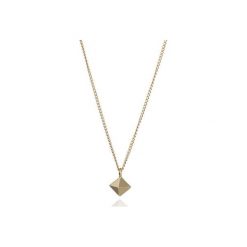 Naszyjniki damskie: NASZYJNIK MINI OCTAHEDRON PENDANT – ZŁOTY