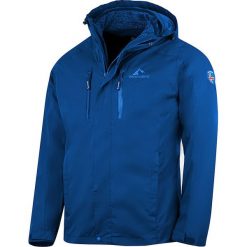 Kurtka funkcyjna 3w1 "Hverfjall" w kolorze niebieskim. Niebieskie kurtki męskie Westfjord, s, bez wzorów, z dzianiny, bez kaptura. W wyprzedaży za 299,95 zł.