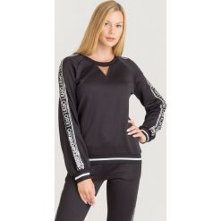 BLUZA LIU JO SPORT. Czarne bluzy sportowe damskie s, z materiału. Za 549,00 zł.