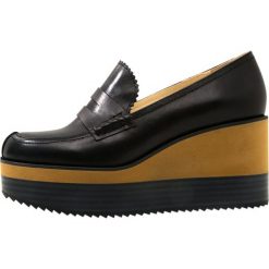 Buty ślubne damskie: Jil Sander Navy Czółenka na platformie nero