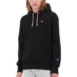 CHAMPION SCRIPT LOGO HOOD REVERSE > 213606-KK001. Bluzy męskie Champion, xl, z haftami, z bawełny, klasyczne, z kapturem, bez rękawów. Za 419,99 zł.
