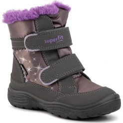 Śniegowce SUPERFIT - GORE-TEX 5-09096-20 M Grau/Lila. Szare śniegowce dziewczęce Superfit, bez zapięcia. Za 319,00 zł.