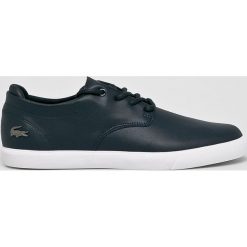 Lacoste - Buty Esparre Bl 1 Cma. Niebieskie sneakersy męskie Lacoste, z okrągłym noskiem, na sznurówki. Za 449,90 zł.