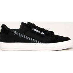 Adidas Originals - Trampki Continental Vulc. Czarne trampki męskie adidas Originals, bez wzorów, ze skóry, na sznurówki. W wyprzedaży za 279,90 zł.