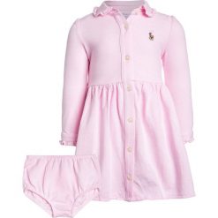 Sukienki dziewczęce: Polo Ralph Lauren SET Sukienka letnia carmel pink/white