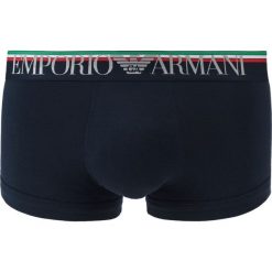 Emporio Armani Bokserki Niebieski. Niebieskie bokserki męskie z elastanu. Za 128,95 zł.