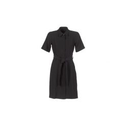 Sukienki krótkie G-Star Raw BRISTUM DC SHIRT DRESS. Czarne sukienki damskie G-Star RAW, s, bez wzorów, retro, bez kołnierzyka, z krótkim rękawem, krótkie, mini. Za 487,20 zł.