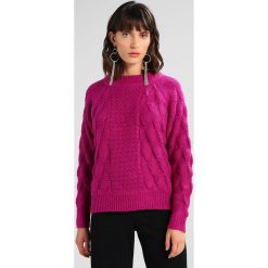 Swetry klasyczne damskie: Vila VISATIRA Sweter festival fuchsia