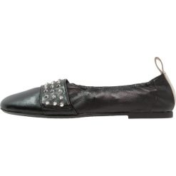 Baleriny damskie lakierowane: Donna Carolina Baleriny nero
