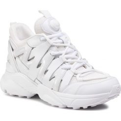 Sneakersy MICHAEL MICHAEL KORS - Hero Trainer 43T0HRFS2D Optic White. Białe półbuty damskie MICHAEL Michael Kors, ze skóry. Za 879,00 zł.