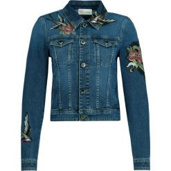 Kurtka jeansowa Red Valentino RR0DC00N. Niebieskie kurtki damskie Red Valentino, bez wzorów, z elastanu, bez kaptura. W wyprzedaży za 1609,00 zł.