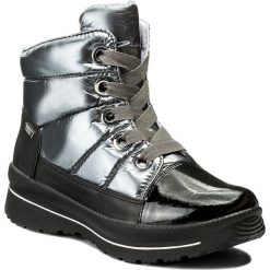 Śniegowce CAPRICE - 9-26202-29 Blk/Silv Multi 025. Szare buty zimowe damskie marki Caprice, z materiału. W wyprzedaży za 259,00 zł.