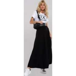 Czarna Spódnica Fingers Crossed. Czarne spódniczki damskie other, s, bez wzorów, maxi. Za 109,99 zł.