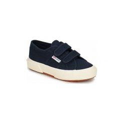Buty Dziecko Superga 2750 STRAP. Niebieskie trampki chłopięce marki Superga, bez wzorów, bez zapięcia. Za 175,20 zł.