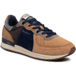 Sneakersy PEPE JEANS - Tinker Pro 19 PMS30594 Camel 855. Pomarańczowe sneakersy męskie Pepe Jeans, na co dzień, bez wzorów, z jeansu, klasyczne, bez zapięcia. W wyprzedaży za 289,00 zł.
