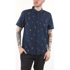 Vans Houser Koszula Niebieski. Niebieskie koszule męskie Vans, s, bez wzorów, z bawełny, bez kołnierzyka, z krótkim rękawem. Za 283,95 zł.