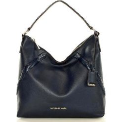 Torebka michael kors - karson leather - navy. Niebieskie torebki klasyczne damskie ze skóry, klasyczne. Za 999,00 zł.