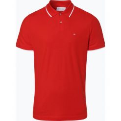 Calvin Klein - Męska koszulka polo, czerwony. Czerwone koszulki polo męskie Calvin Klein, s, z haftami, z bawełny, polo, bez rękawów. Za 299,95 zł.