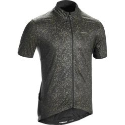 Koszulka krótki rękaw na rower szosowy RC500 LTD GRAVEL męska. Brązowe koszulki męskie TRIBAN, m, bez wzorów, z elastanu, rowerowe. Za 149,99 zł.