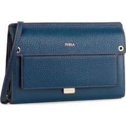 Torebka FURLA - Like 1007281 B BLM7 AVH Atlantico f. Niebieskie listonoszki damskie marki Furla, z aplikacjami, ze skóry, zdobione, bez dodatków. Za 1150,00 zł.
