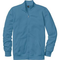 Bluza rozpinana bonprix niebieski dżins. Niebieskie bejsbolówki męskie bonprix, l, z dresówki. Za 74,99 zł.