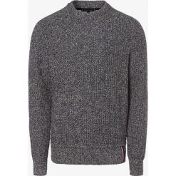 Tommy Hilfiger - Sweter męski, niebieski. Niebieskie swetry męskie TOMMY HILFIGER, s, bez wzorów, z dzianiny, klasyczne, z klasycznym kołnierzykiem, bez kaptura. Za 599,95 zł.