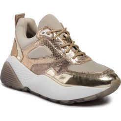 Sneakersy EVA MINGE - EM-36-06-000454 611. Żółte półbuty damskie Eva Minge, ze skóry ekologicznej. W wyprzedaży za 249,00 zł.