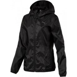 Puma Kurtka Ess Solid Windbreaker W Black S. Czarne kurtki damskie marki Puma, s. W wyprzedaży za 149,00 zł.