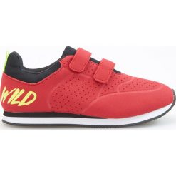 Buty sportowe chłopięce: Sportowe buty na rzepy – Czerwony