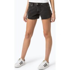 Calvin Klein Jeans - Damskie krótkie spodenki jeansowe, szary. Szare szorty damskie Calvin Klein Jeans, z haftami, z jeansu. Za 299,95 zł.