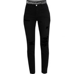 Rurki damskie: Missguided RIOT Jeansy Slim Fit black