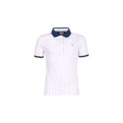 Koszulki polo z krótkim rękawem Guess ELDON. Białe koszulki męskie Guess, xl, z aplikacjami, z krótkim rękawem. Za 219,00 zł.