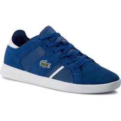 Sneakersy LACOSTE - Novas 219 2 Sma 7-37SMA0042221 Blu/Wht. Niebieskie sneakersy męskie Lacoste, bez zapięcia. W wyprzedaży za 259,00 zł.