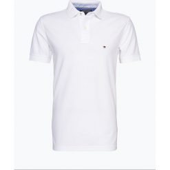 Tommy Hilfiger - Męska koszulka polo – Performance, biały. Białe koszulki męskie TOMMY HILFIGER, m, bez wzorów, z bawełny, bez rękawów. Za 299,95 zł.