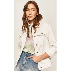 Answear - Kurtka jeansowa. Białe kurtki damskie ANSWEAR, s, bez wzorów, z bawełny, krótkie. Za 189,90 zł.