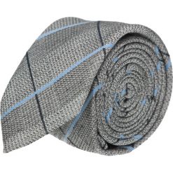 Krawaty męskie: krawat cotton szary classic 200