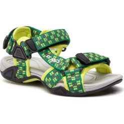 Sandały CMP - Kids Hamal Hiking Sandal 38Q9954 Gecko E331. Zielone sandały chłopięce CMP, z materiału. W wyprzedaży za 99,00 zł.