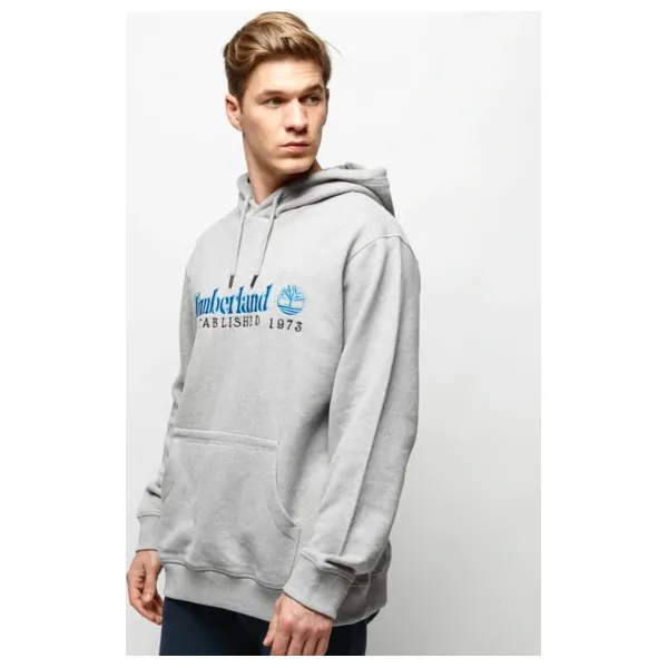 Timberland Bluza Outdoor Archive Hoodie , szary, rozmiar S. Szare bluzy męskie Timberland, s, z haftami, z bawełny, z kapturem, bez rękawów, z kapturem. W wyprzedaży za 383,99 zł.
