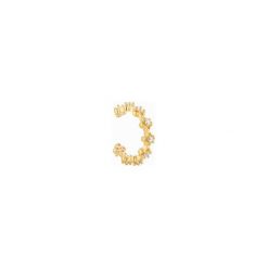 Nausznica Floweret Gold. Żółte kolczyki damskie Alicja&maria jewellery, pozłacane. Za 129,00 zł.