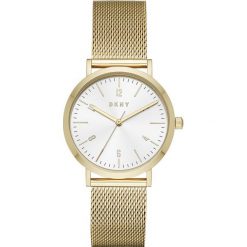 PROMOCJA ZEGAREK DONNA KARAN NEW YORK MINETTA NY2742. Białe zegarki damskie DONNA KARAN, ze stali. W wyprzedaży za 579,00 zł.