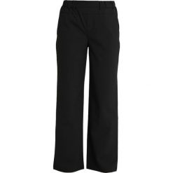 Kaffe JILLIAN GENT WIDE PANTS Spodnie materiałowe black deep. Czarne spodnie damskie Kaffe, bez wzorów, z elastanu. Za 379,00 zł.