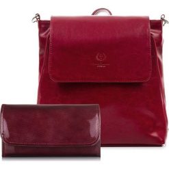 POMYSŁ NA PREZENT: PORTFEL DAMSKI PAOLO PERUZZI + SKÓRZANY PLECAK. Plecaki damskie Paolo Peruzzi, bez wzorów, ze skóry, eleganckie. Za 369,00 zł.
