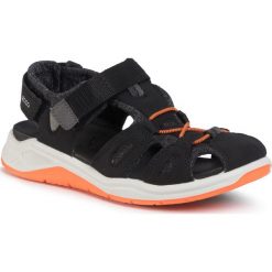 Sandały ECCO - X-Trinsic K 71063205001 Black. Czarne sandały chłopięce ecco, ze skóry ekologicznej, bez zapięcia. W wyprzedaży za 299,00 zł.