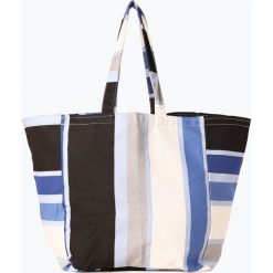 Franco Callegari - Damska torba shopper, niebieski. Niebieskie torby damskie na zakupy Franco Callegari, w paski, bez dodatków. Za 89,95 zł.