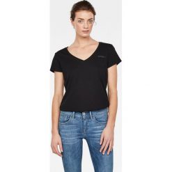 G-Star Raw - T-shirt. Białe bluzki damskie G-Star RAW, s, bez wzorów, z bawełny, bez kołnierzyka. W wyprzedaży za 99,90 zł.