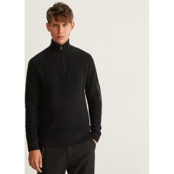 Sweter z półgolfem - Czarny. Czarne swetry klasyczne męskie marki Reserved, l. Za 139,99 zł.