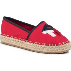 Espadryle TOMMY HILFIGER - Th Patch Espadrille FW0FW04633 Primary Red XLG. Czerwone espadryle damskie TOMMY HILFIGER, bez wzorów, ze skóry ekologicznej, bez obcasa, na płaskiej podeszwie. W wyprzedaży za 159,00 zł.