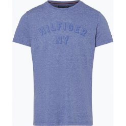 Tommy Hilfiger - T-shirt męski, niebieski. Szare t-shirty męskie marki TOMMY HILFIGER, z bawełny. Za 179,95 zł.